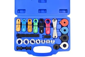 AUTOWANDERER TOOL Fuel Line Disconnect Tool Set - Master Quick Disconnect Tool for Fuel Line System, Blue
