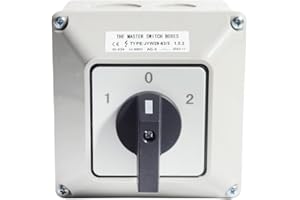 XINTAIHELE Universal Rotary Changeover Switch 690V 63A Cam Conversion Switch 3 Position 3Phase 12Terminal Main Switch Box JYW29-63/3 D303