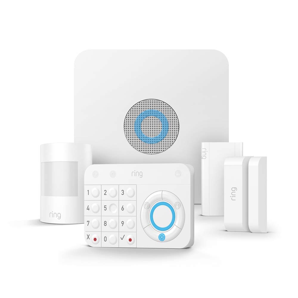 Ring Alarm 5 Piece Kit – Home Security System with optional Assisted Monitoring – No long-term commitments – Works with Alexa