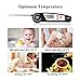 Instant Read Meat Thermometer, CUSIBOX Auto-Off Digital Meat Thermometer, BBQ Food Cooking Thermometer with Collapsible Internal Probe for Kitchen, Grilling, Cooking, Candy, Steak, Milk, Bathing Water