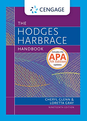 Hodges Harbrace Hdbk. 2016 Mla Updated