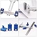 YIZRIO Cabinet Hardware Jig for Handles and Knobs - Drawer Guide Jig on Doors and Drawer Fronts - Fastest and Most Accurate Drawer Knob Pull Drilling Templates Jig Tool- Improve for inch Scale