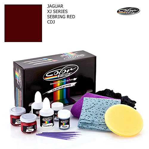 JAGUAR XJ SERIES / SEBRING RED - CDJ / COLOR N DRIVE TOUCH UP PAINT SYSTEM FOR PAINT CHIPS AND SCRATCHES / PRO PACK