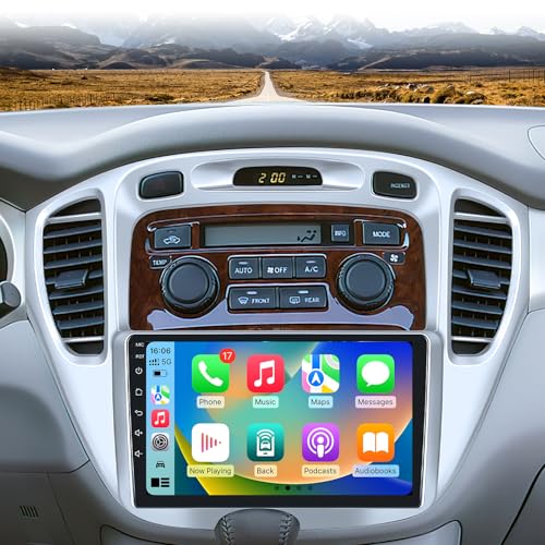 8Core Car Radio Stereo for Toyota Highlander 2001-2007: Wireless CarPlay Android Auto with 1280x800 9 Inch IPS Touchscreen 5GWiFi Backup Camera GPS Bluetooth DSP SWC FM HD Backup Camera