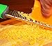 Lemon Zester Cheese Grater Kitchen Tool Gift - Citrus, Spice, Herb, Chocolate, Vegetable Recipes (Green)