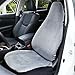 Leader Accessories One High Back Bucket Seat Protector Grey Car Seat Cover Front, Universal Fits SUV Trucks Cars, Airbag Compatible