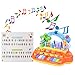 Forstart Learn-to-Play Musical Toy Piano with 8 Keys Keyboard Animal Playground LED Light Early Education Instrument Favorites Busy Babies Toddlers Preschoolers Learning
