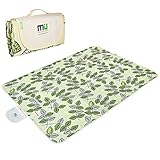 MIU COLOR Foldable Large Picnic Blanket - Waterproof and Sandproof, Camping - 2 layers
