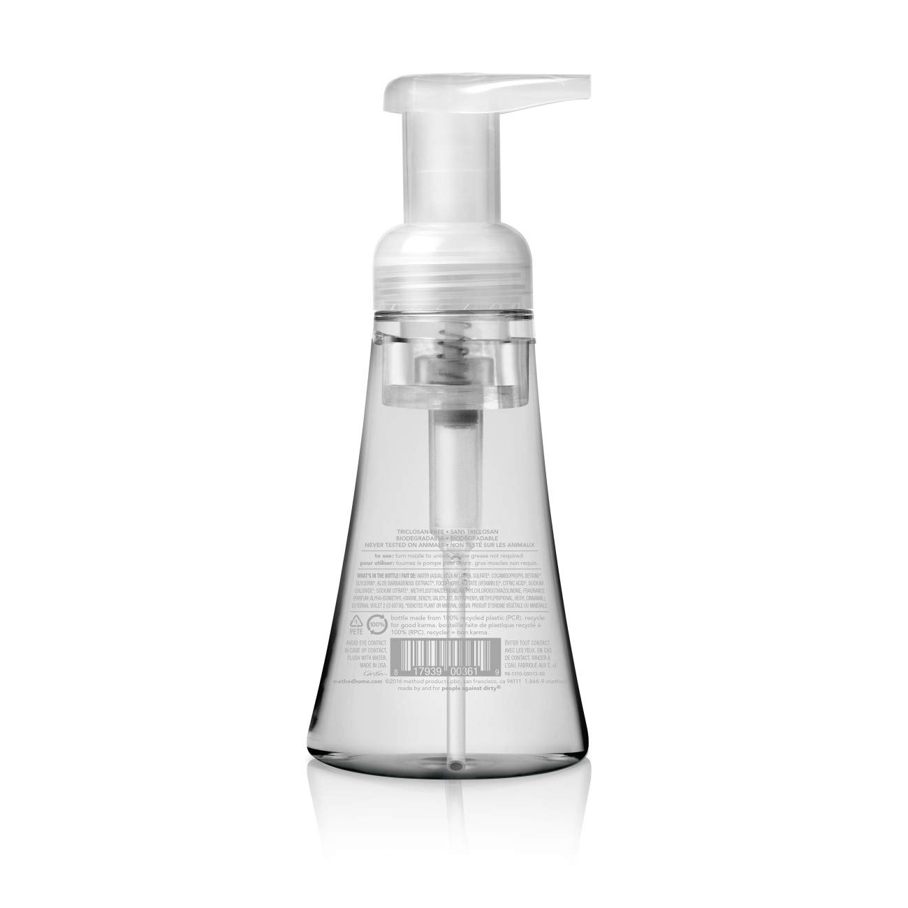 Method Foaming Hand Soap, Sweet Water, 10 Ounce (6 Pack), Hand Wash Dispenser with Pump