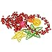 Bilipala Artificial Red Berries Stamens Decor for DIY Garland and Holiday Ornaments, 200 Stems, 400 Counts