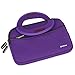 7-8 inch Tablet Sleeve, Evecase® 7~8 inch Tablet Ultra-Portable Neoprene Zipper Carrying Sleeve Case Bag with Accessory Pocket - Purple/Black