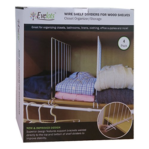 6 Evelots+Improved+Divider+Clothes+Organizer