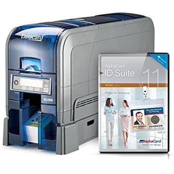 Datacard SD360 Duplex Card Printer and AlphaCard ID Suite Basic Software