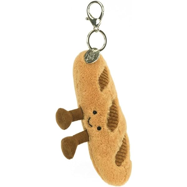 Amazon.com: Jellycat Smudge Rabbit Bag Charm, 3 inches - Rabbit