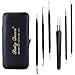 Party Queen Blackhead Remover Tool 6 Pcs Versatile Removal Kit Facial Extractor Treatment for Pimple Acne Comedone Blemish Whitehead Popping