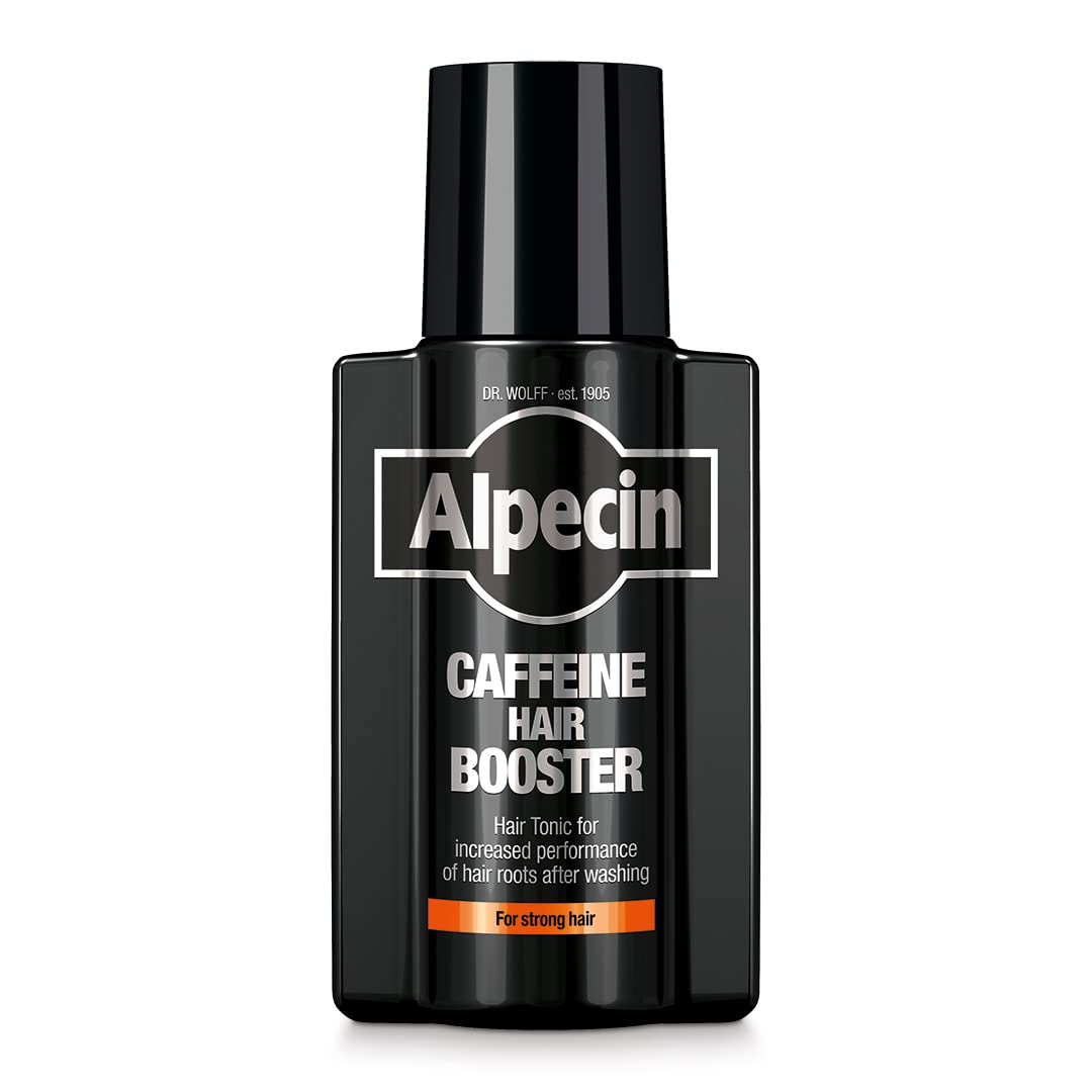 Alpecin Caffeine Hair Booster with new Fragrance 200ml | Against Thinning Hair | Natural Hair Growth for Men | Energizer for Strong Hair | Hair Care for Men Made in Germany