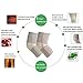 Restar Bamboo Charcoal Cashmere Warm Metal Spring Fitness Knee Pad Unisex Cashmere Knee Brace Pads Winter Warm Thermal Knee Pad 1 Pair by Restar Kneepad