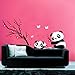 Pandas Playing - Wall Decals -Wall Sticker Wall Decal