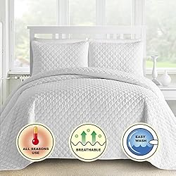 Comfy Bedding 3-Piece Bedspread Coverlet Set