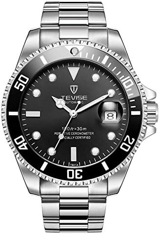 Clockeikic TEVISE T801 Men Automatic Mechanical Watch Fashion Luminous Watch