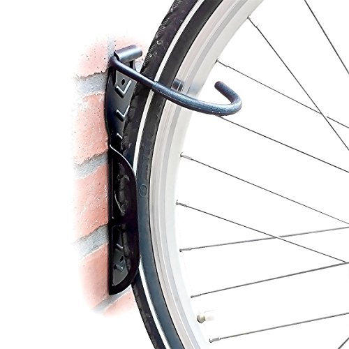 Relaxdays Set Of 2 Bicycle Holders, WallMount, For Bike Wall Storage
