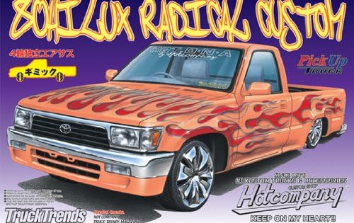 Models 1/24 1980 Toyota Hilux Radical Custom Low Rider