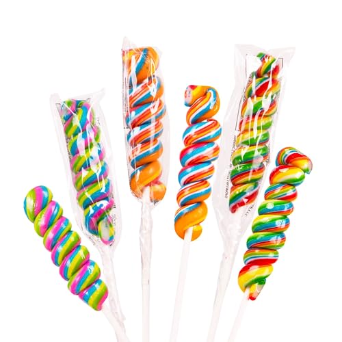12Pack Twist Lollipops Bulk Halloween Candy Individually Wrapped I