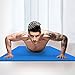 IFLYING High Density Anti-Tear Exercise Yoga Mat with Carrying Strap, Blue