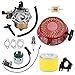 Hayskill 16100-ZF6-V01 Carburetor with 17210-ZE3-505 Air Filter Recoil Starter Ignition Coil for Honda GX340 GX390 13HP 11HP Engine 16100-ZF6-V00 Lawnmower Water Pumps primary