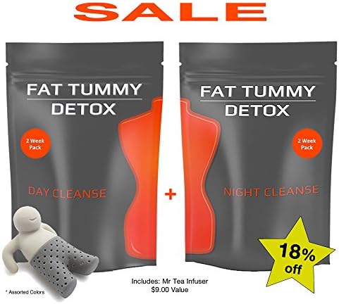 FTT - Alternative (Same Tea [Equals] Same Results) - Fat Tummy Detox - 2 Week Program - 15 x Day &amp; 8 x Night Cleanse - Herbal Tea - SAVE - 18% Off - For a Limited Time