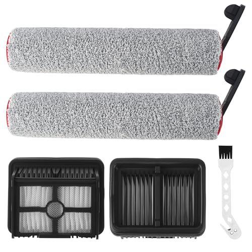 Vacuum Cleaner Filter for Dreame H12 Pro, 2 HEPA Filters + 2 Roller Nrosses + 1 Cleaning Brush, for Dreame H12 Pro Vacuum Cleaners