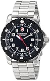 Victorinox Men's 241675 Analog Display Swiss Quartz Silver-ToneWatch