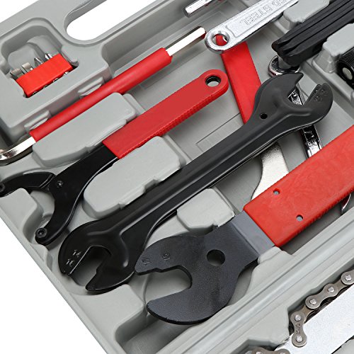 OCGIG 48 Pcs Professional Bike Repair Tools Set Kit Multi-Functional Bicycle Maintenance Tools - Thumbnail 4
