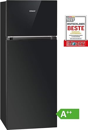 Bomann DT 7318 - Nevera con puerta doble (A++, 143,4 cm de altura ...