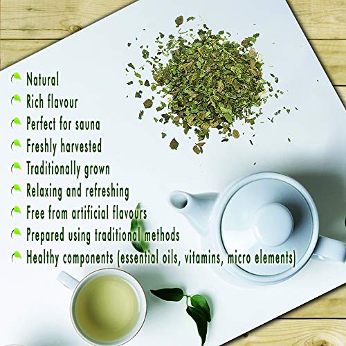 Sedum Kräutertee Mischung - Baldrianwurzel, Melissa, Pfefferminze, Wermutkraut - Geschmackvoller, Natürlicher Kräutertee… – Bild 5