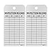 NMC Inspection Record Safety Tag, Double-Sided, Pack of 25, 6