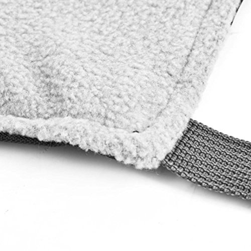 NEWCOMDIGI Soft Cat Hammock for Hanging on Chairs, Soft Pet Bed for Kitten, Ferret, Puppy, or Small Pet, Made of Best Oxford Fabric GRAY