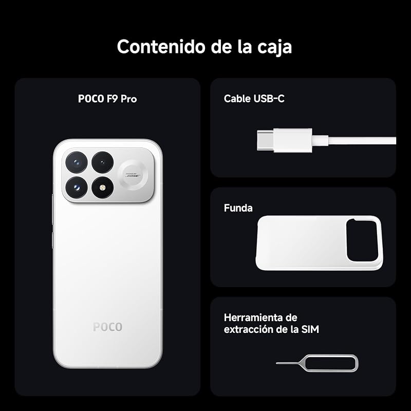 POCO F9 Pro, Smartphone 12+256, Preto, bateria 6330mAh, carregamento de 100 W