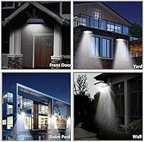 Gluckluz Solar Lights Outdoor Garden Motion Sensor Lighting 36 Led