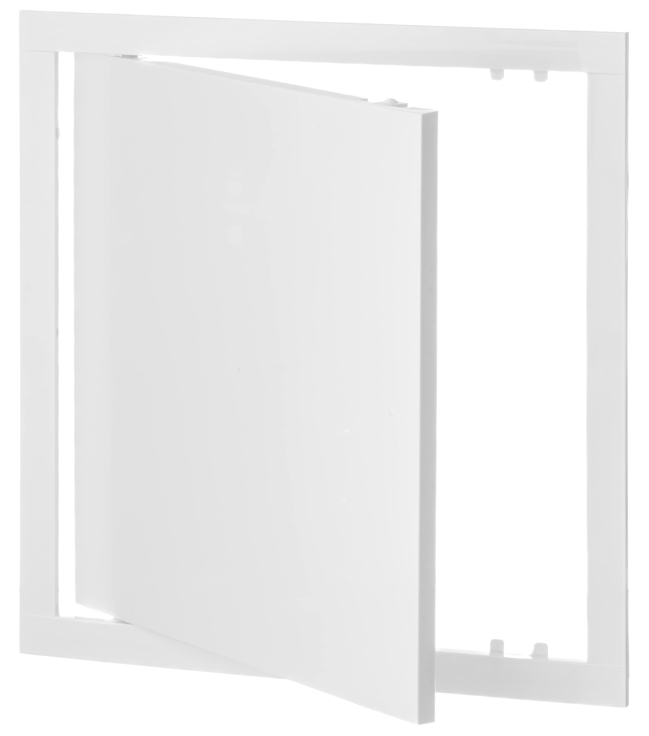 Steinberg14 Plastic Access Panel 300x300mm - 12x12 inch Inspection Hatch - White Access Hatch for Plasterboard - Loft Access Door - Wall Ceiling Hatch - Inspection Cover