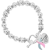 Fundraising For A Cause | Pink & Blue Ribbon Bracelets – Where There is Love Pink & Blue Ribbon Bracelets for Birth Defects Awareness, SIDS Awareness, Male Breast Cancer and More