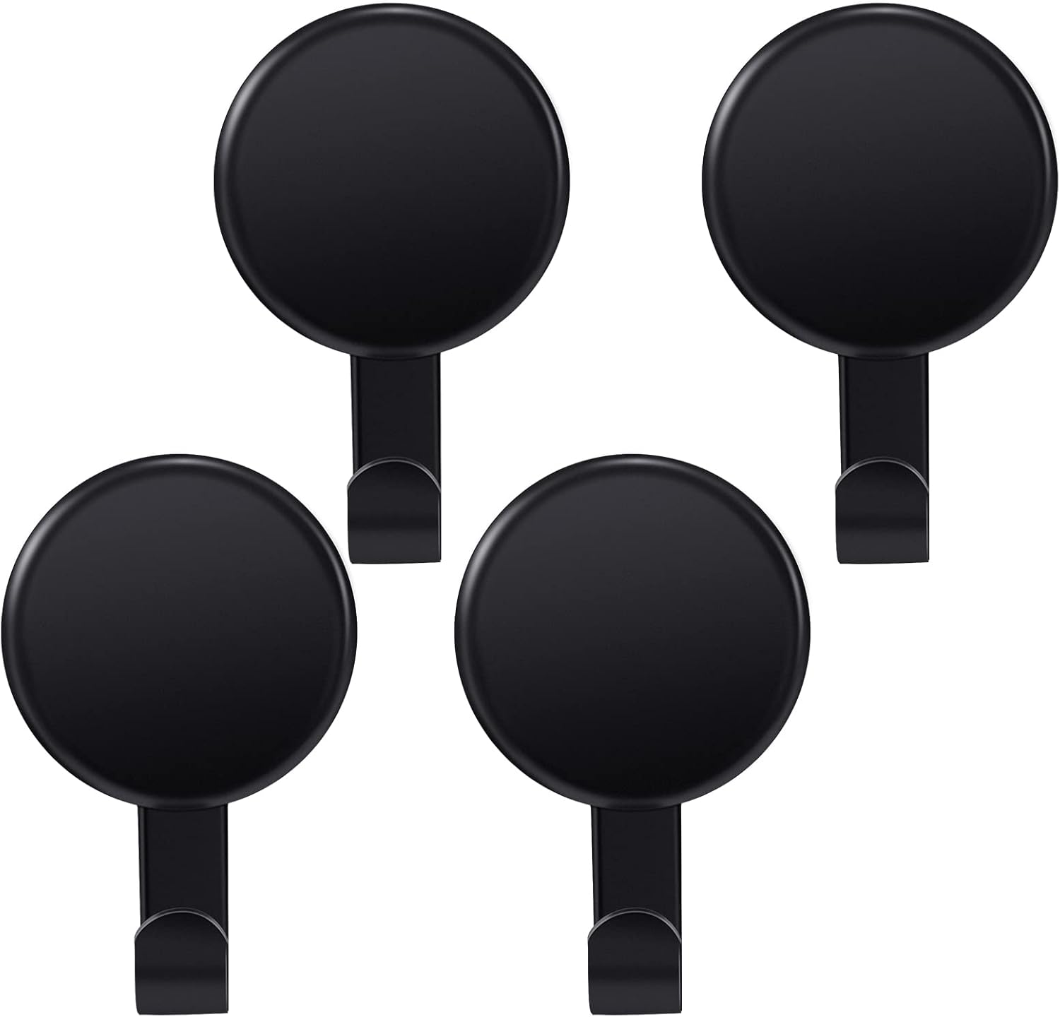 Wreath Hangers - Magnetic Wreath Hanger Wreath Hook, Indoor or Outdoor Heavy Duty Magnet for Metal Doors Decorations Christmas Reliable Black Magnetic Hooks Hold up to 8 Lbs for Wreath Hanging (2 Pieces)