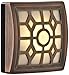 Light It! By Fulcrum, 4-LED Wireless Soft-Glow Motion Sensor Light with Filigree Pattern, Indoor/Outdoor, Battery Operated, Bronze primary