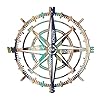 Venovez Compass Wall Art ( Wood - Metal ) Love, Loyalty, Honesty, Respect, Passion, Compass Wall Decor, Nautical Wall… 51iZzHnOMHL