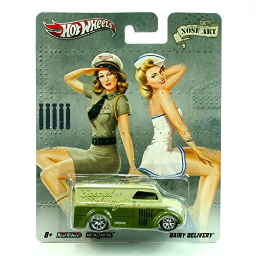 DAIRY DELIVERY * NOSE ART * Hot Wheels 2011 Nostalgia Series 1:64 Scale Die-Cast Vehicle