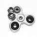 Fidget Spinner, TILO Spinner Fidget Tri-Spinner Fidget Toy Hybrid Bearing EDC Focus Toy Finger Top for Killing Time Spins 2-5 Min (Silver Aluminum Alloy)