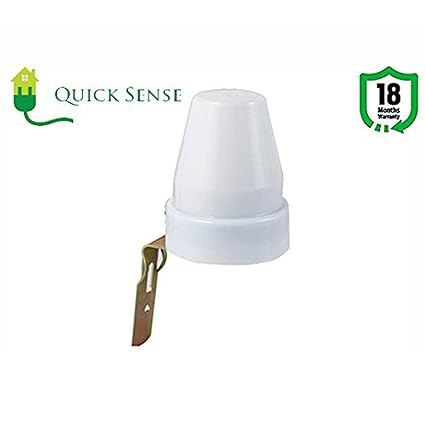 Quick Sense (Qs-302): Day/Nights Auto On & Off Photocell Ldr Switch 220V For Home Automation Set Of 1