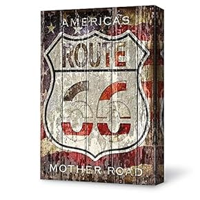 Canvas Wall Art-Vintage Rustic Style-Canvas Prints Home Artwork Decoration for Cafe Bar - 12x18 inches