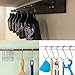 EAONE 40 Pack Small S Shaped Hooks, Heavy Duty Stainless Steel S Hooks Rack Hangers for Hanging Kitchenware Pan Pots Utensils Clothes Bags Towels Plants, Silver