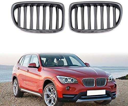 Dybanp 車のフロントグリルレースグリル Bmw X1 E84 ジュエリー i ix キッチン 23dx 09 15 2個の炭素繊維ルック車のフロントグリル側交換グリル B05ytf2c 新作製品 世界最高品質人気 正規品送料無料 100 品質保証 激安超特価 Www Journalajst Com